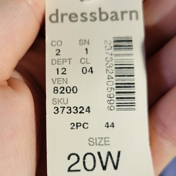 New DressBarn womens zip up blazer 20W - Picture 12 of 12